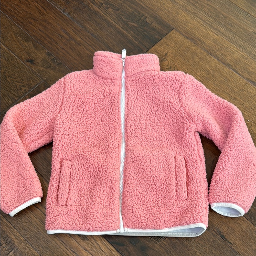 Amazon Essentials Kids Pink Fleece Jacket